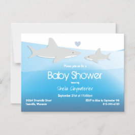 Cartão Magnético de Convite para Chá de fraldas de