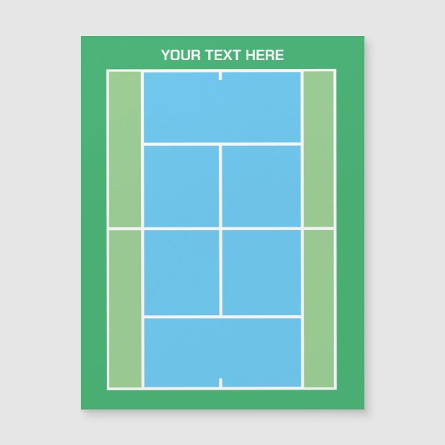 cartão magnético de desenho das dimensões tênis (Frente)