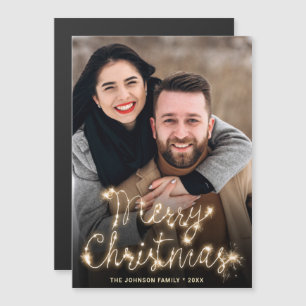 Cartão Magnético de Férias de Natal Moderno