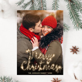 Cartão Magnético de Férias de Natal Moderno