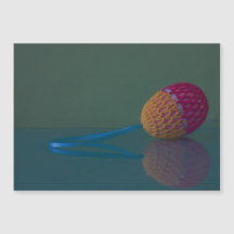 Cartão Magnético de Férias de Ovos de Páscoa Color