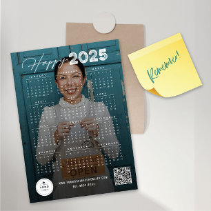 Cartão Magnético de Foto de Ano Novo Calendário 20