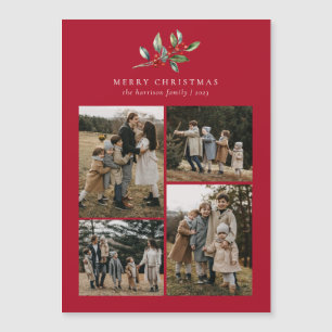 Cartão Magnético de Fotografia Floral 4 para Aquar