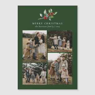 Cartão Magnético de Fotografia Floral 4 para Aquar