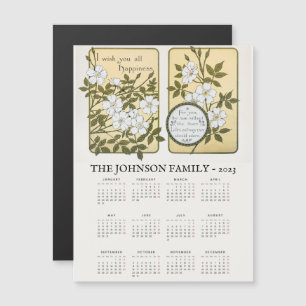 Cartão Magnético de Saudação do Calendário de Anos