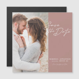 Cartão Magnético de Save The Date de Casamento com