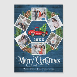 Cartão Magnético de Tipo de Letra Feriado de Natal