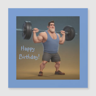 Cartão Magnético do Workout Man