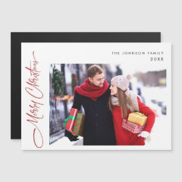 Cartão Magnético Feliz Feriado de Natal