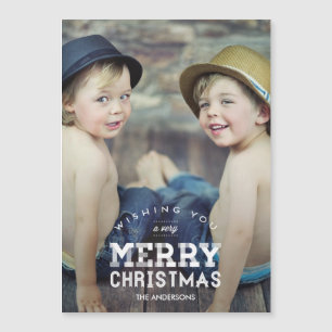 Cartão Magnético Fino de Fotografia Personalizado