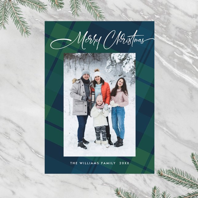 Cartão Magnético FOTO de Natal Mínimo Retroativo (Criador carregado)