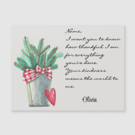 Cartão Magnético Genérico Feriado de Natal