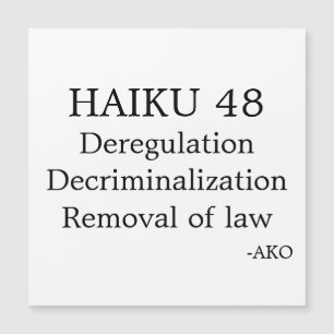 CARTÃO MAGNÉTICO HAIKU 48