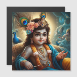 Cartão Magnético Lord Krishna