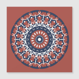 Cartão magnético Mandala Design