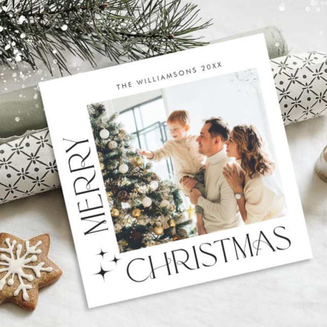 Cartão Magnético Mínimo de Natal Elegante (Criador carregado)