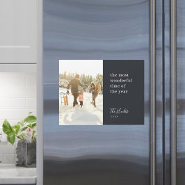 Cartão magnético Na moda de Natal moderno minimali