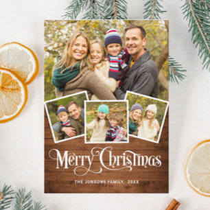 Cartão Magnético PHOTO Azul de Natal 4