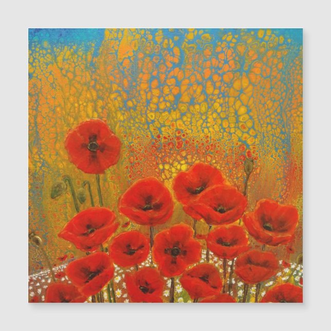 Cartão Magnético Poppy (Frente)