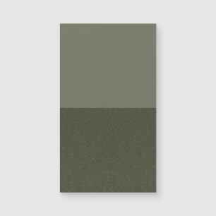 Cartão magnético verde de Moss minimalista - perso