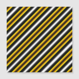 Cartão magnético Yellow Black White Rainbow Stribo