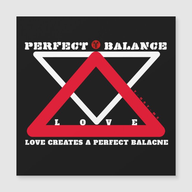 Cartão Magnético YNOTME PERFECT BALANCE 4b3 (Frente)