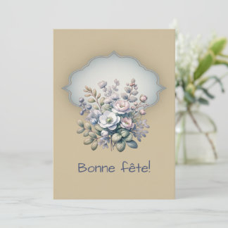 Cartão Magnolia apaisant, carte de voeux simple
