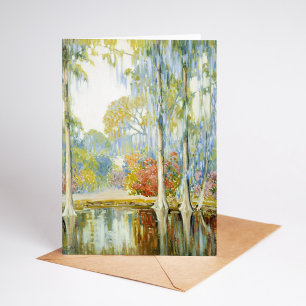 Cartão Magnolia Gardens Alfred Hutty