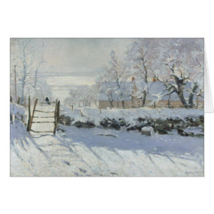 Cartão Magpie Claude Monet