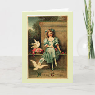 Cartão Mah Jongg Birthday Card Dove