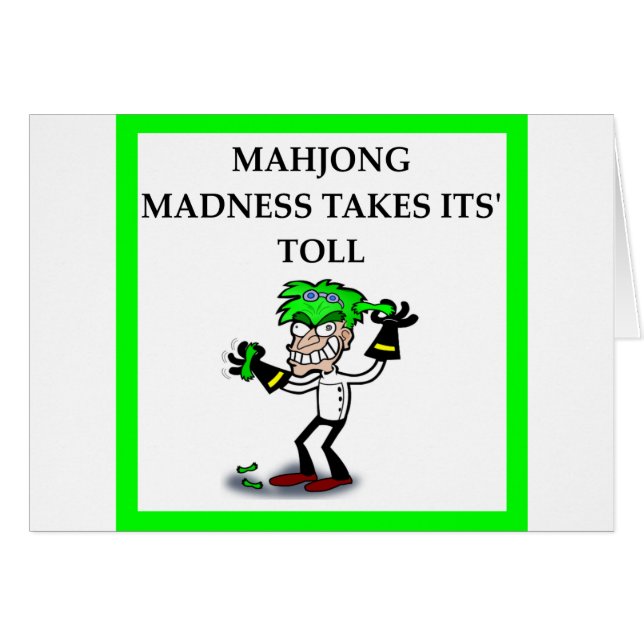 CARTÃO MAHJONG (Frente Horizontal)