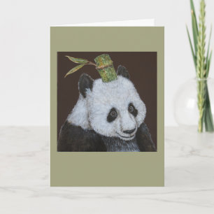 Cartão Mai the panda greeting card
