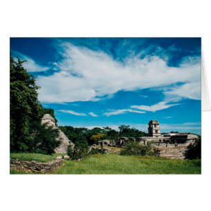 Cartão Maias Ruínas De Palenque