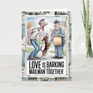 Cartão Mail Carrier Humor Card