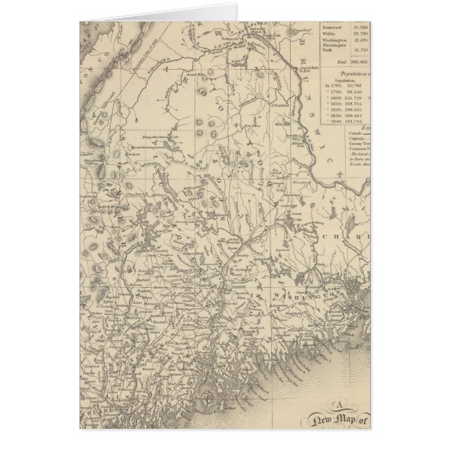 Cartão Maine 4 (Frente)