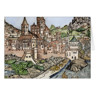 Cartão Mainz, Alemanha, 1493