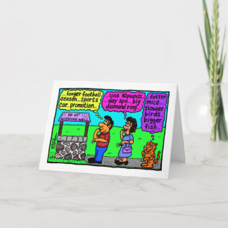 Cartão Maior temporada de futebol... carro esportivo... p