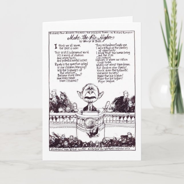 Cartão mais alto da torta (Frente)