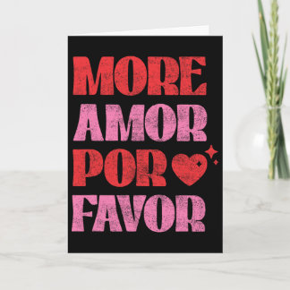 Cartão Mais Amor Por Favor Romântico Dia dos Namorados