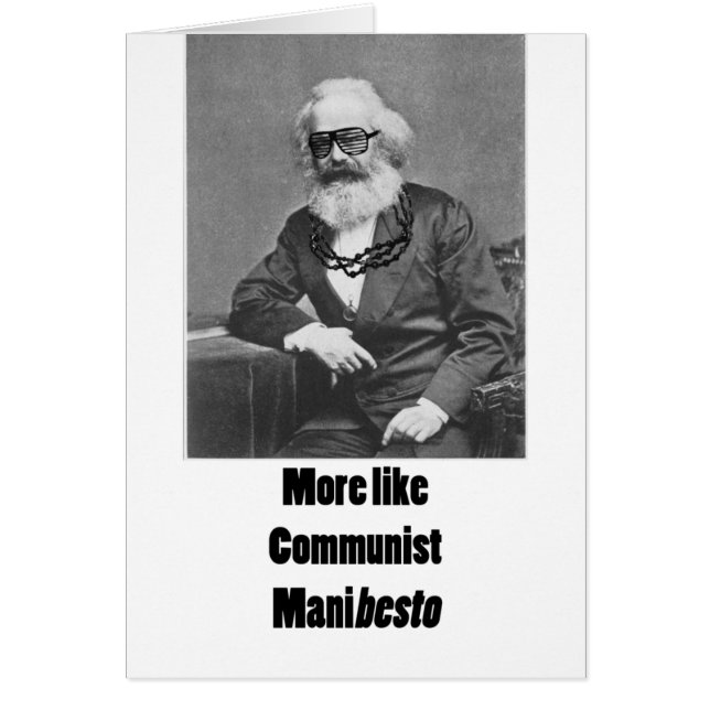 Cartão Mais Como ManiBESTO! (Frente)