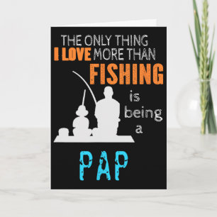 Cartão Mais do que o amor da pesca Pap Especial Vovô