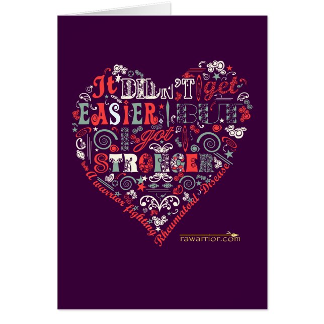 Cartão Mais fortemente do que nunca (Frente)