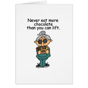 Cartão Mais Humor de Chocolate