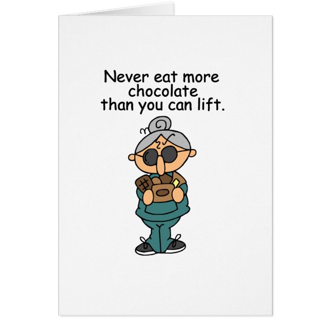 Cartão Mais Humor de Chocolate (Frente)