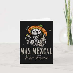 Cartão Mais Mezcal Por Favor Engraçado Cinco De Maio Barm