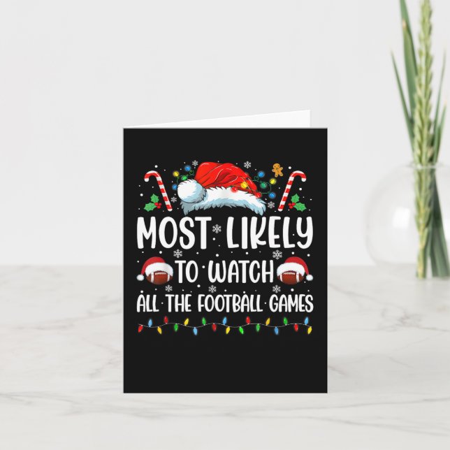 Cartão Mais Propenso a Assistir a Todos os Jogos de Futeb (Frente)