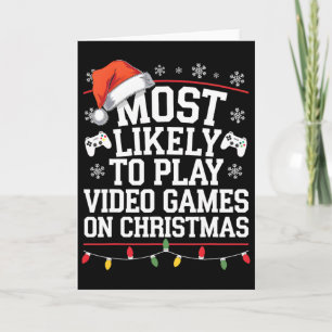 Cartão Mais Propenso a Jogar Video Games no Vídeo de Nata
