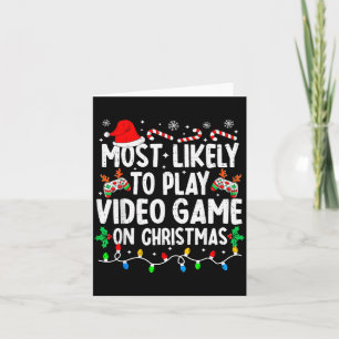 Cartão Mais Propenso a Jogar Videojogos na Família de Nat
