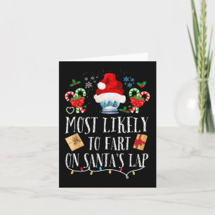 Cartão Mais Provável De Peidar No Colo De Papai Noel Dive