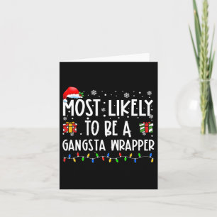 Cartão Mais Provável É Que Seja Um Vestido Gangsta Pres D